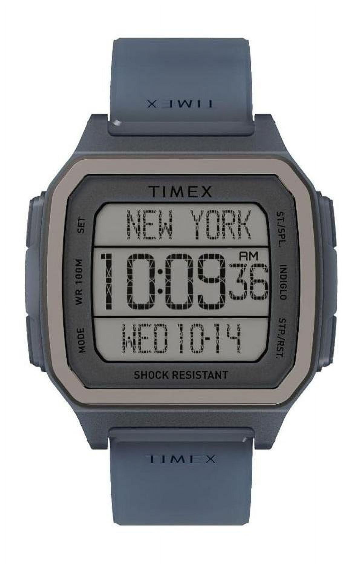 Timex Command Urban 47mm Translucent Blue Walmart Business Supplies