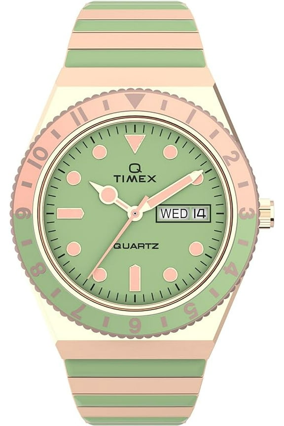 TW2V38700 Women's Q Malibu Quartz Green Dial Bracelet Watch