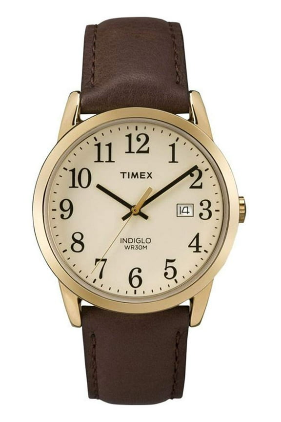 Easy Reader 38 mm Watch, Black/Goldtone, 38mm, Strap