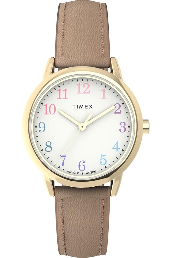 Easy Reader Gold-Tone/Sustainable Beige Strap Ladies Watch