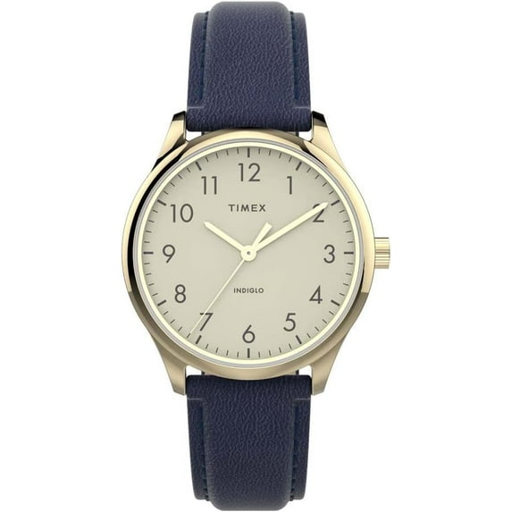 Timex Easy Reader Leather Ladies Watch