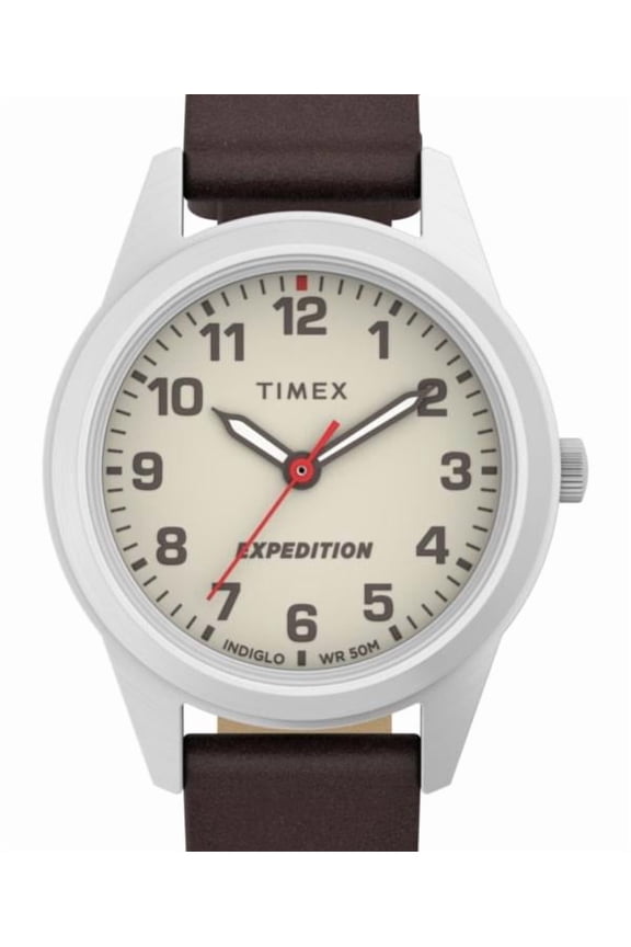 Expedition Field Mini Leather Strap Ladies Watch