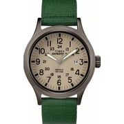 Timex Expedition Scout Tan Dial/Green Strap Mens Watch
