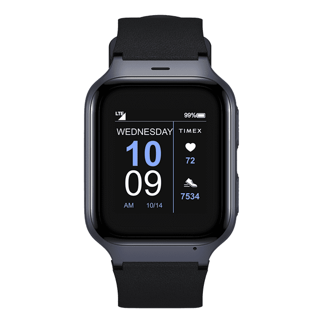 Timex Family Connect Senior 4G LTE Smart Watch, Heart Rate Monitoring, Activity Tracking, SOS