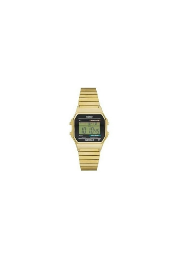 Gold Coloured Digital Indiglo Watch