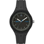 Timex Ironman Essential Urban 38mm Black/Blue Watch, Silicone Strap