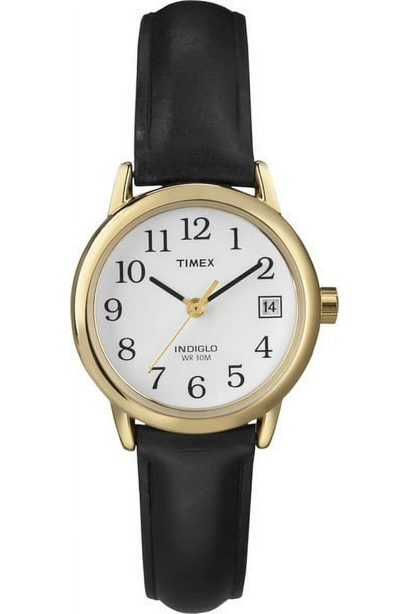 Ladies' Dress Black Leather Strap