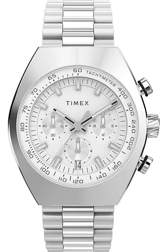 TW2W22200 Men's Legacy Chronograph Silver Tone Dial Watch