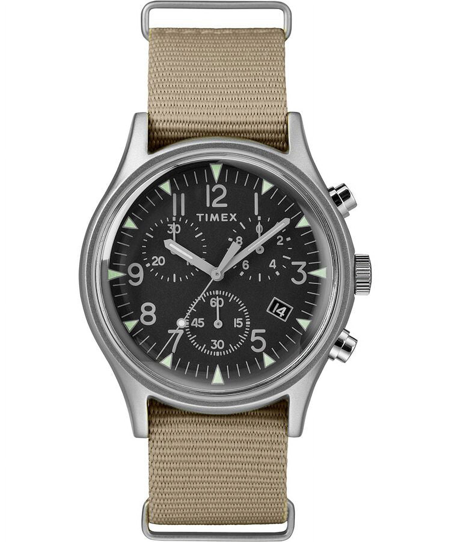 Timex MK1 Chrono Nylon Indiglo Mens Watch TW2T10700VQ - Walmart.com
