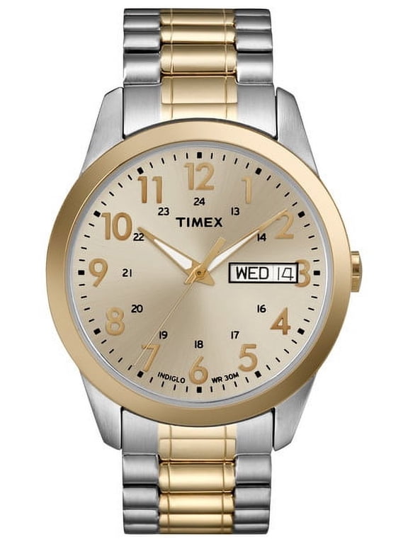Men's 30mm Dress Wristwatch, Gold & Silver, T2M935WX