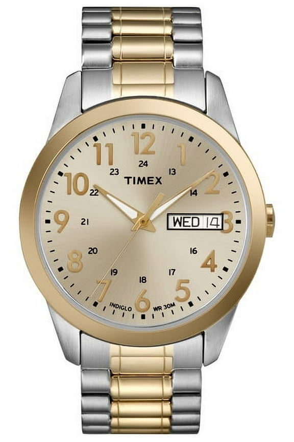 Men's 30mm Dress Wristwatch, Gold & Silver, T2M935WX