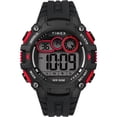 thumbnail image 1 of Timex Men's Big Digit DGTL 48mm Black/Gray/Red Watch, Silicone Strap, 1 of 3