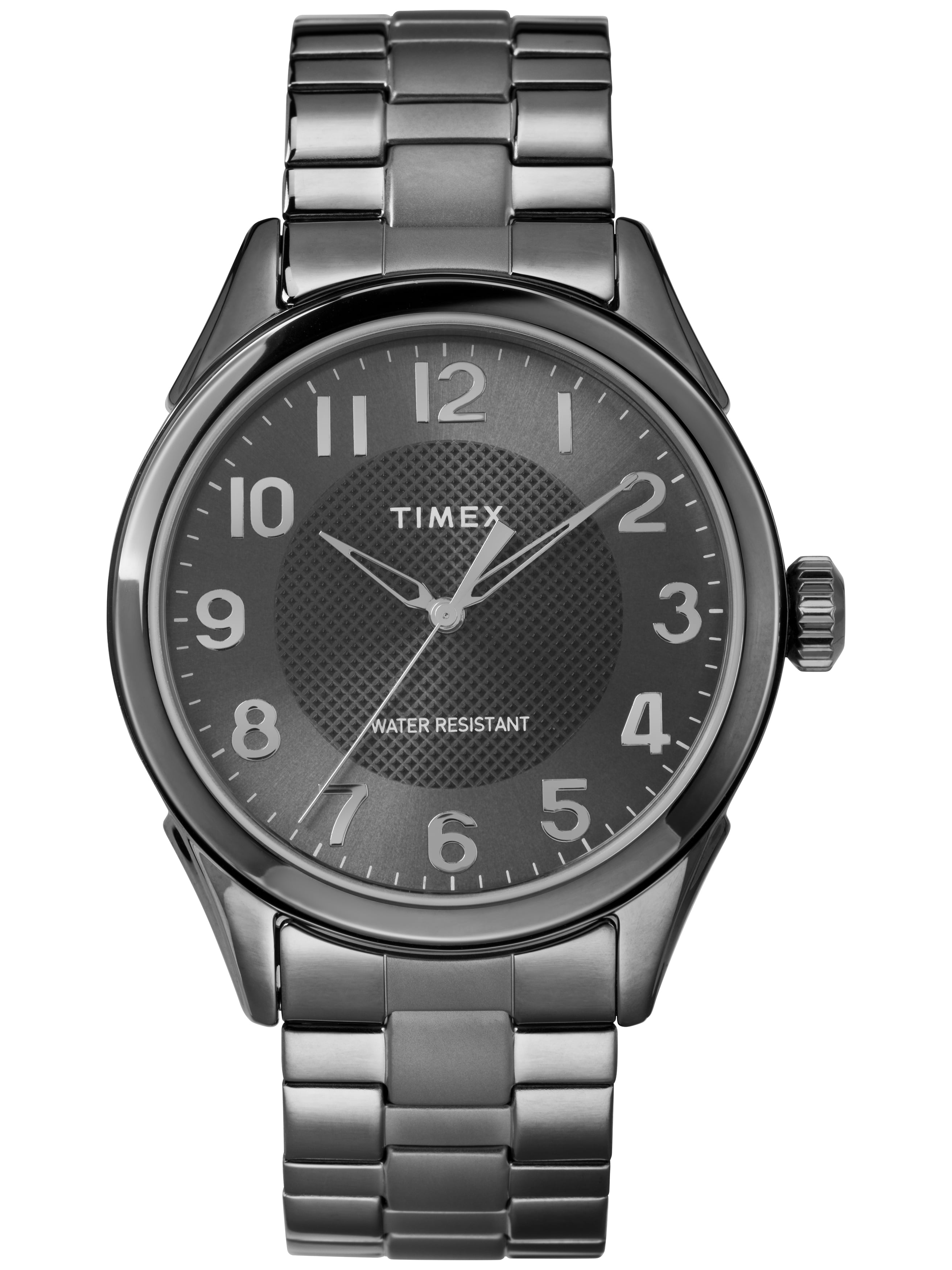 Timex Men s Briarwood 40mm Black Stainless Steel Expansion Band
