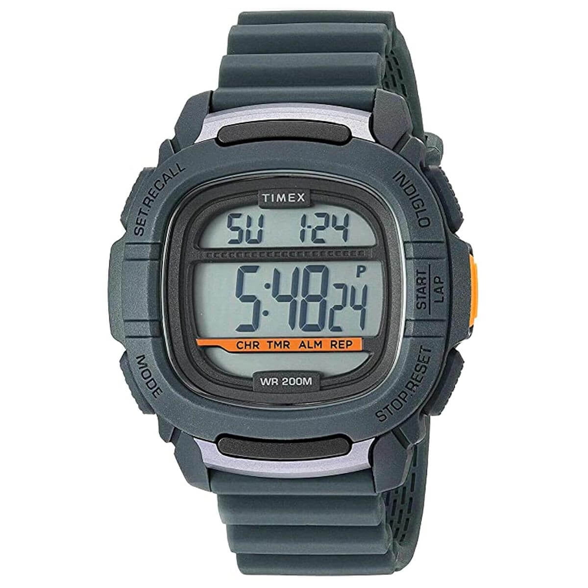 Timex Men's Command 47mm Grey Digital Alarm Sport Watch Timex Men's Command 47mm Grey Digital Alarm Sport Watch