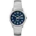 thumbnail image 1 of Timex Men's Easy Reader Day-Date Silver/Blue 35mm Casual Watch, Expansion Band, 1 of 4