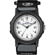 Timex Mens Expedition Camper Black/White 38mm Outdoor Watch, FastWrap Strap
