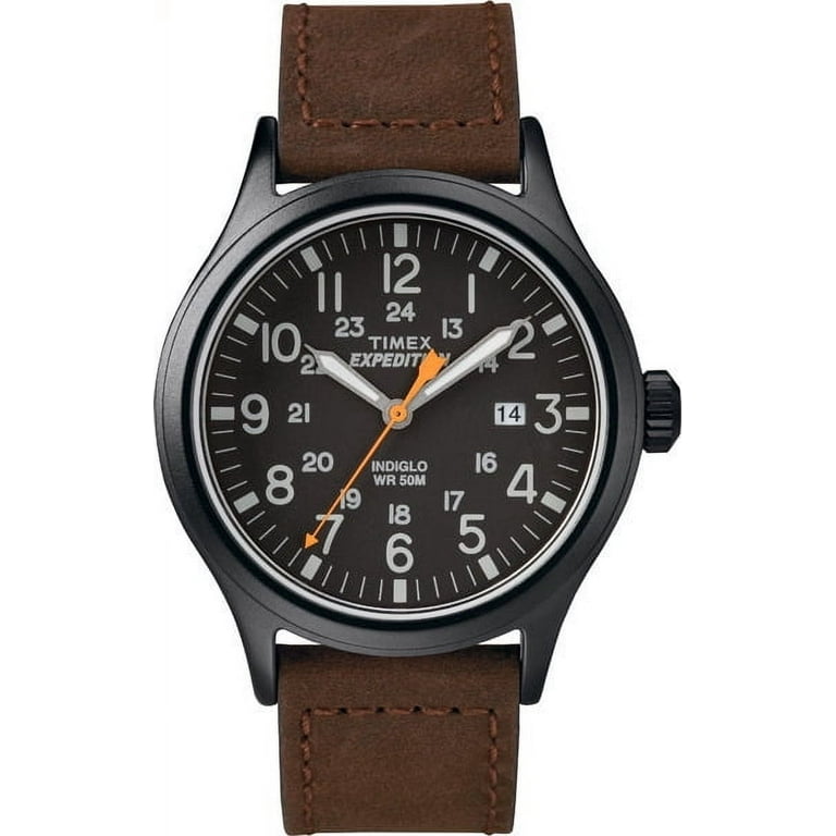 Timex Men's Expedition Scout 40mm Leather |Brown| Watch TW4B12500
