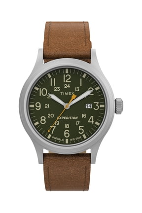 Men's Expedition Scout Brown Strap Watch