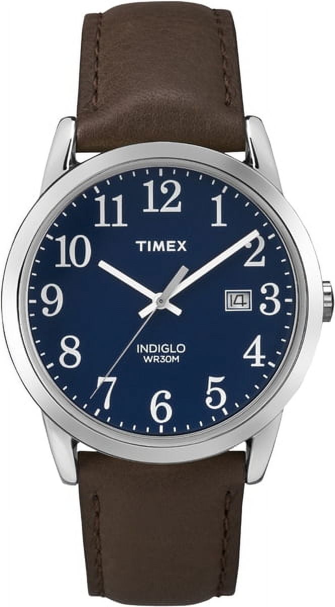 Timex Men's INDIGLO WR30M Wristwatch, Brown