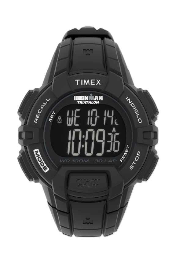 Men's Ironman 30-lap Watch - T5K821 Black/Silver