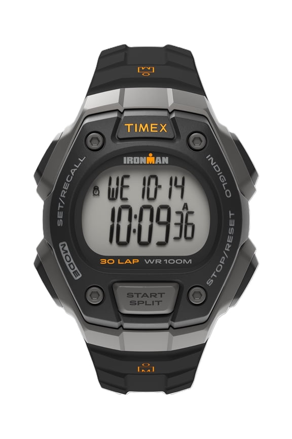 Men's Ironman 30-lap Watch - T5K821 Black/Silver
