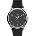 thumbnail image 1 of Timex Men's Modern Easy Reader Black/Silver 40mm Casual Watch, Leather Strap, 1 of 3