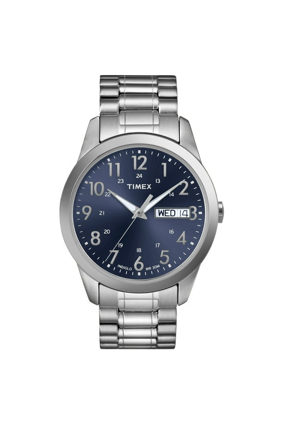 Men's South Street Sport Watch, Silver-Tone Stainless Steel Expansion Band