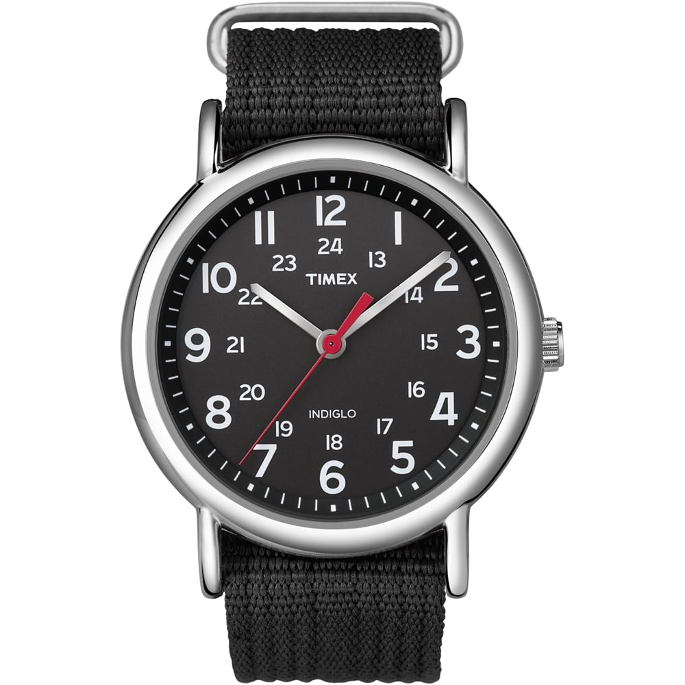 Men's T2N647 Weekender Watch with Black Nylon Strap
