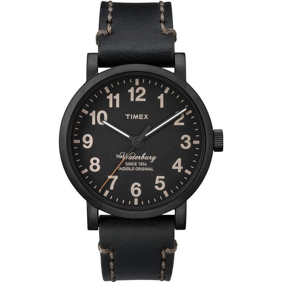 Timex Men's The Waterbury Leather Strap Watch TW2P59000