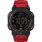 Timex Mens UFC Rumble Digital Watch, Red Rubber Strap TW5M59800