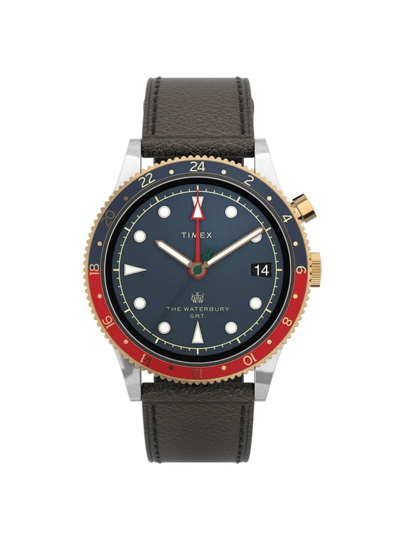 Men's Waterbury Blue Dial Watch - TW2U90500