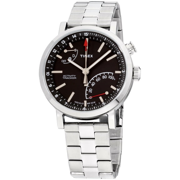 Timex Metropolitan+ Activity Tracker Stainless Steel Mens Smart Watch TW2P99000
