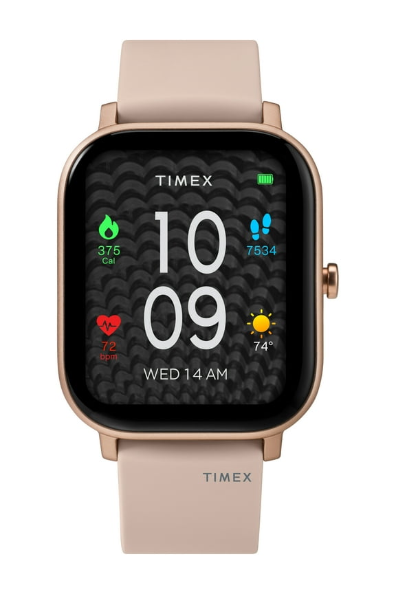 Metropolitan S Amoled Smartwatch with GPS & Heart Rate 36mm  Rose Gold-Tone with Blush Silicone Strap