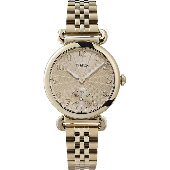 Timex TW2T88600 32 mm Model 23 Stainless Strap Womens Watch, Gold