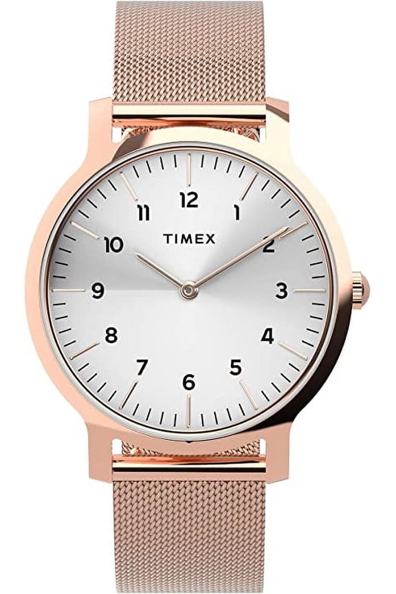 Norway 34mm Rose-Gold-tone Mesh Band
