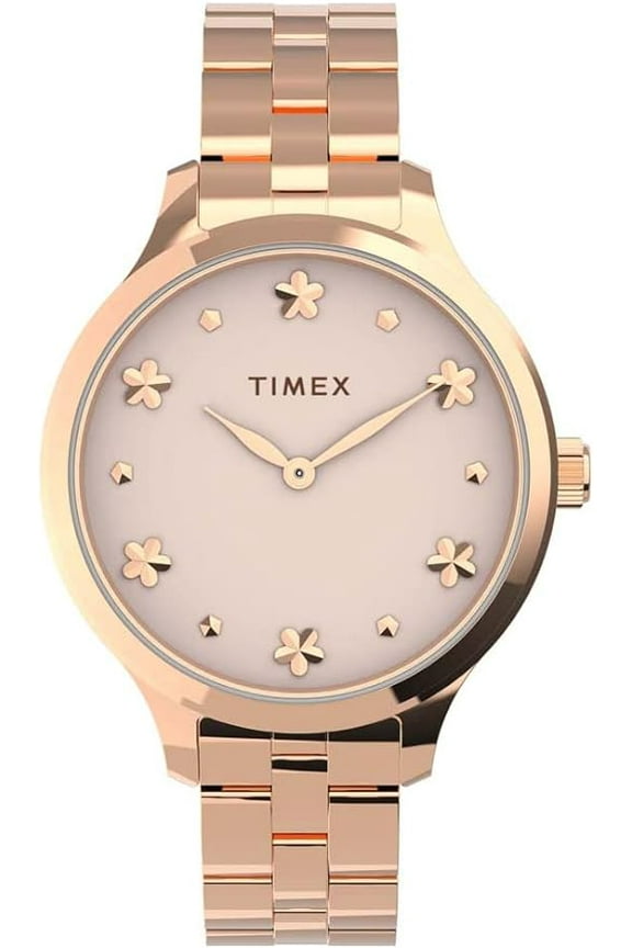 Peyton Floral Rose Gold-Tone Ladies Watch