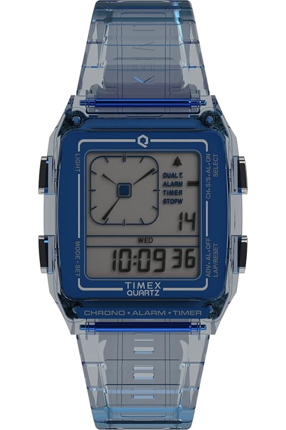 Q Timex LCA 35mm Resin Strap Unisex Watch