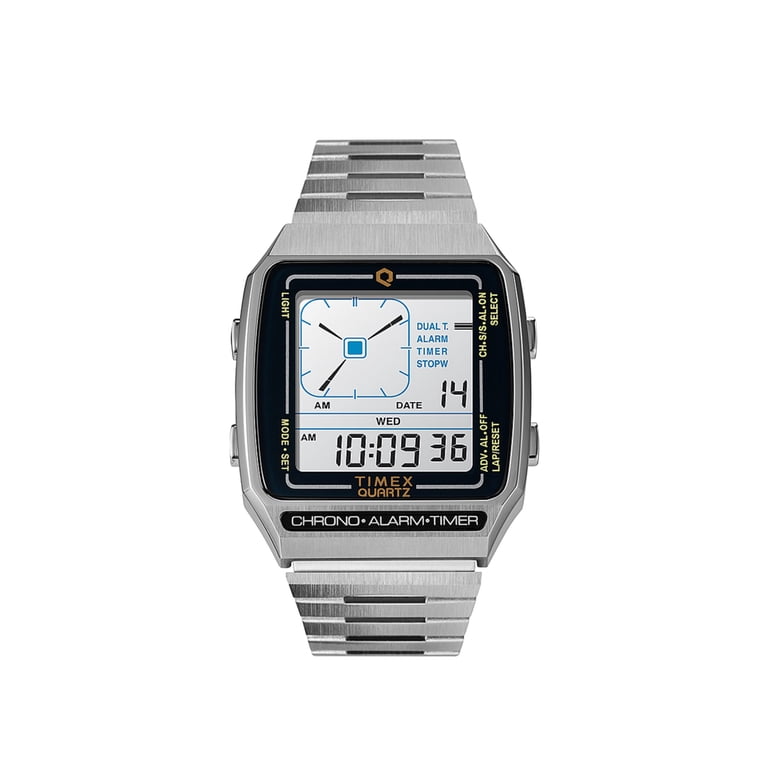 TIMEX Q リイシュー デジタル LCA TW2U72400 復刻モデル Timex Reissue Mens Watch - Walmart.com