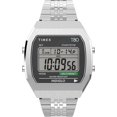 thumbnail image 1 of Timex Silver Unisexs Digital Watch T80 TW2V74200, 1 of 6