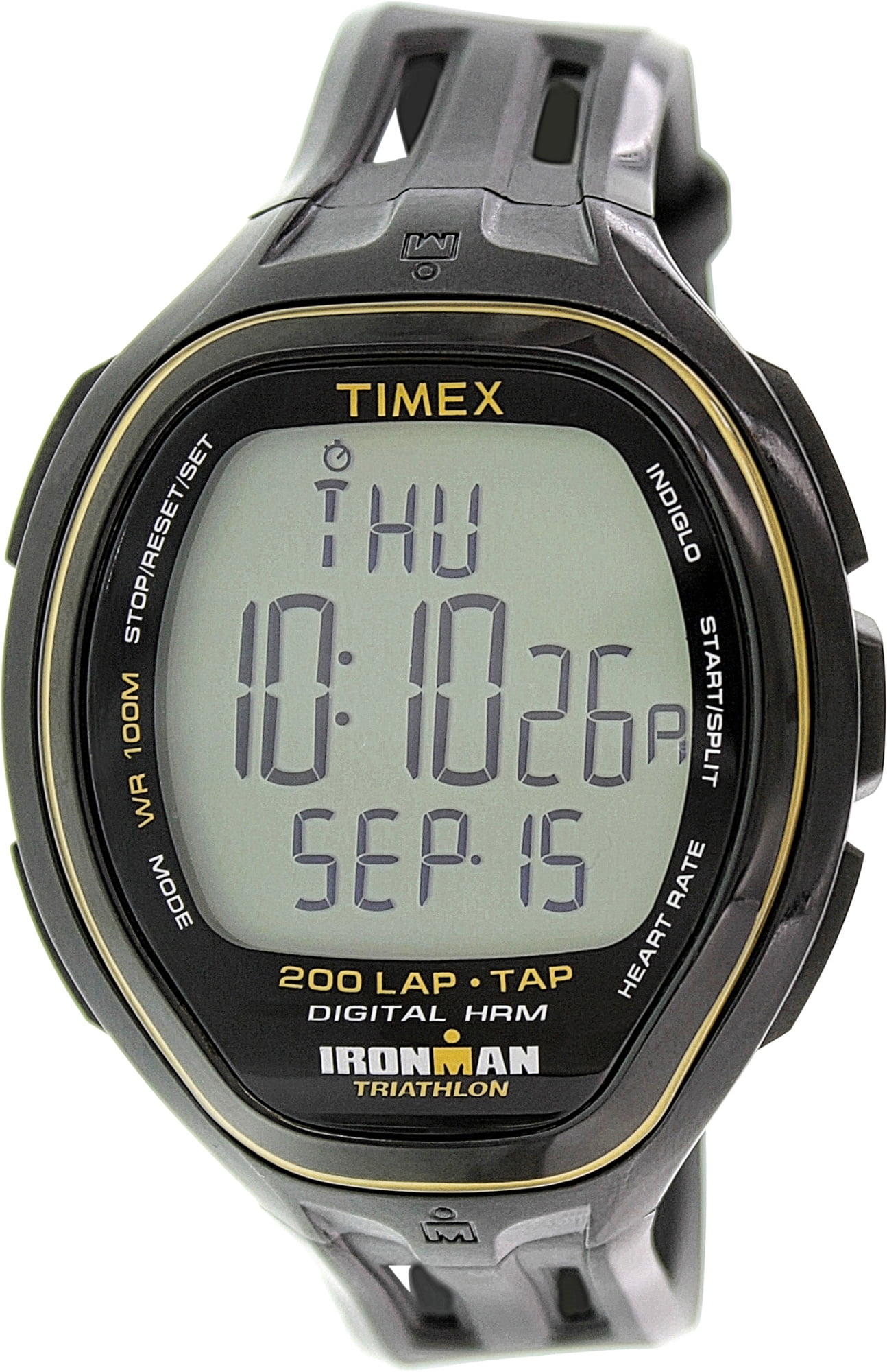 Timex Brandclub Timex T5k726F5 Ironman Target Trainer Tapscreen HR Monitor Black Default Title