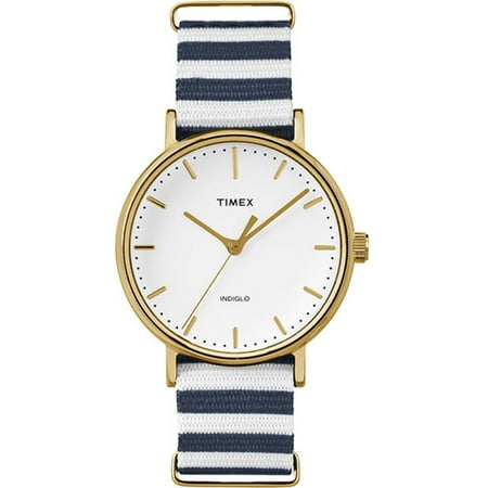 Timex TW2P91900 Women's Weekender Fairfield White Dial Strap Watch