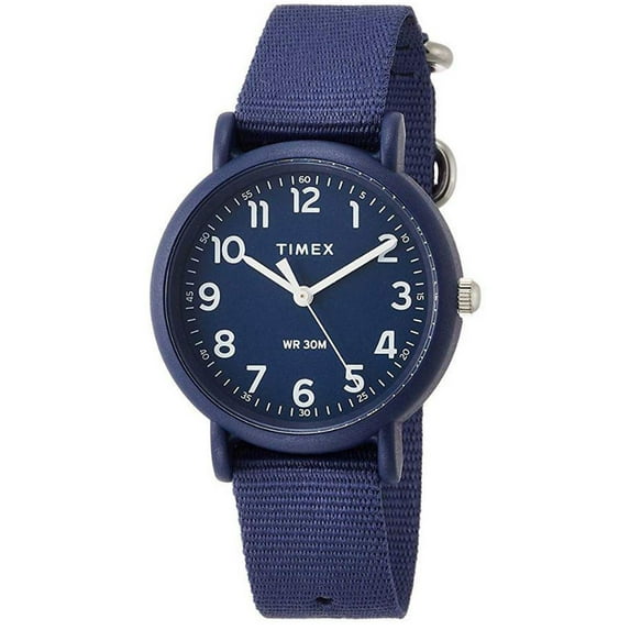 Timex TW2R41000 Weekender Women's Analog Watch Blue Nylon Strap
