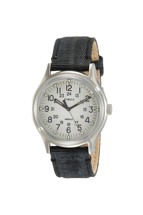 TW2R68300 Men's MK1 Silver Steel Case Fabric Strap Watch
