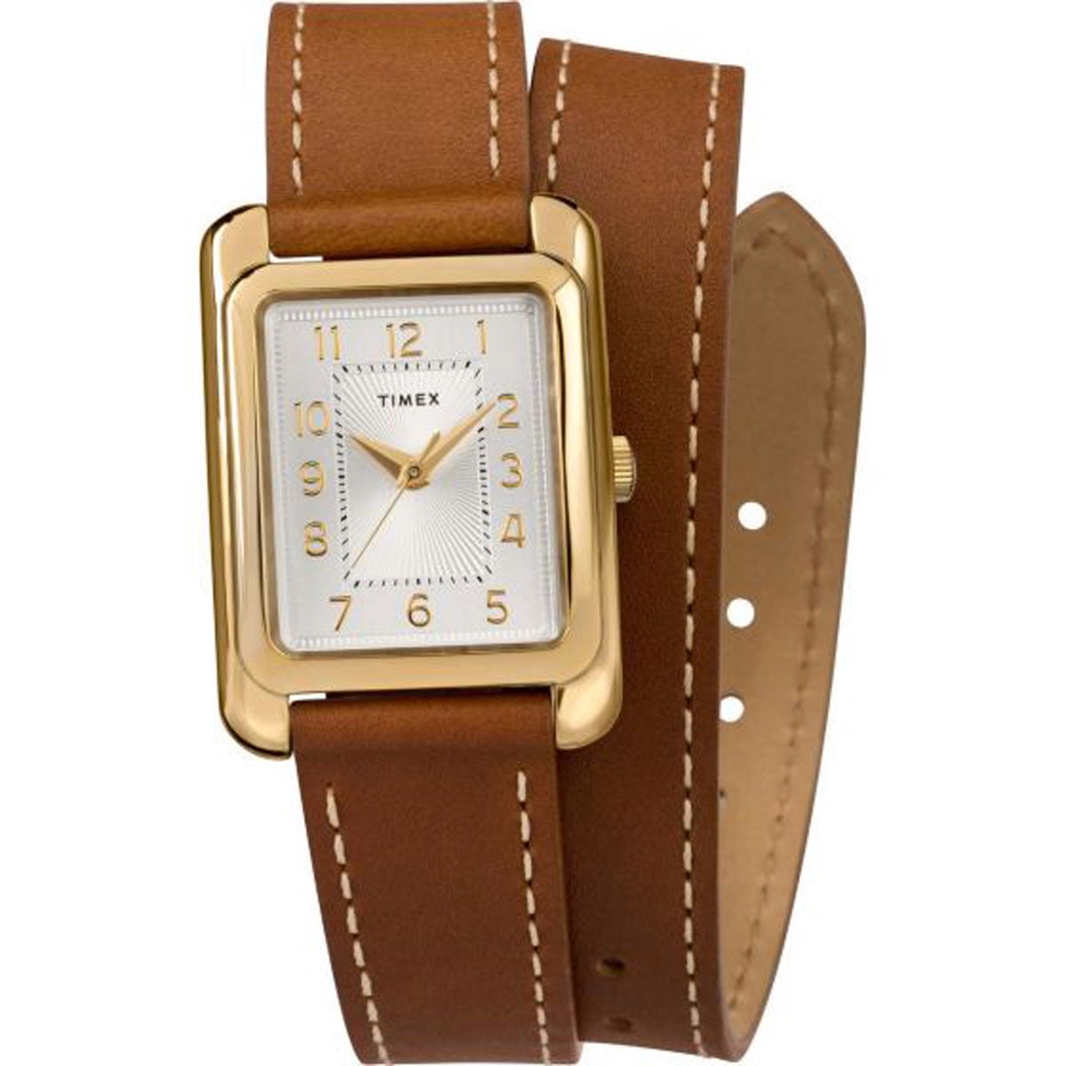 Timex TW2R89900 Women's Addison Silver Tone Dial Strap Watch