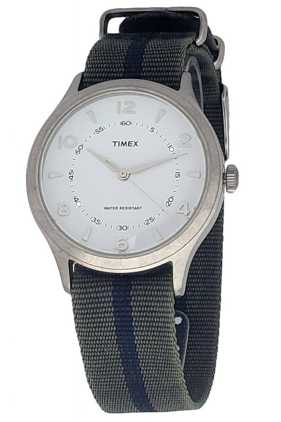 TW2T40500 Women's Analog Watch Green Nylon Strap