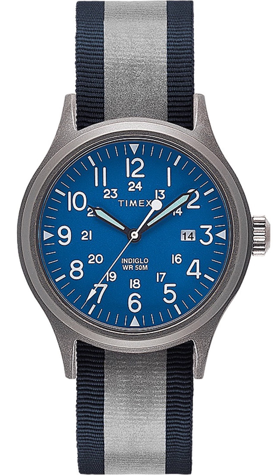 Timex grey top analog watch