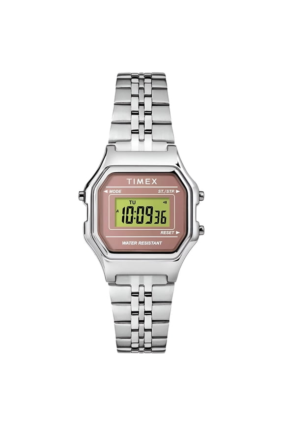 TW2T48500 Women's T80 Silver Steel Bracelet Digital Watch