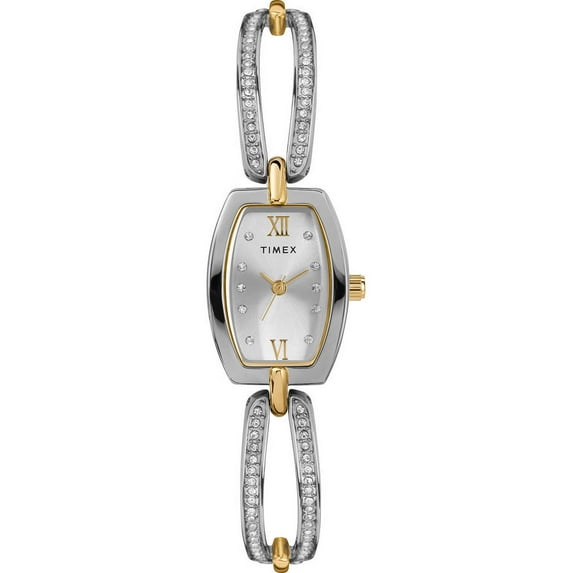 Timex TW2T58400 Women's Analog Watch Two-Tone Steel Bracelet
