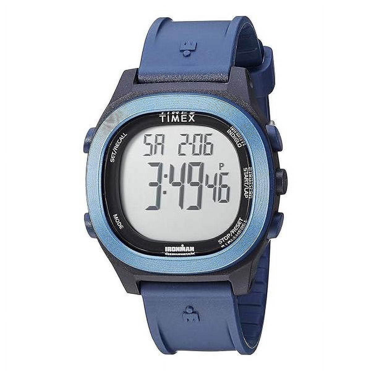 Timex TW2U30100 Men s Ironman Transit Full Size Black Gray Fast Wrap Watch Walmart