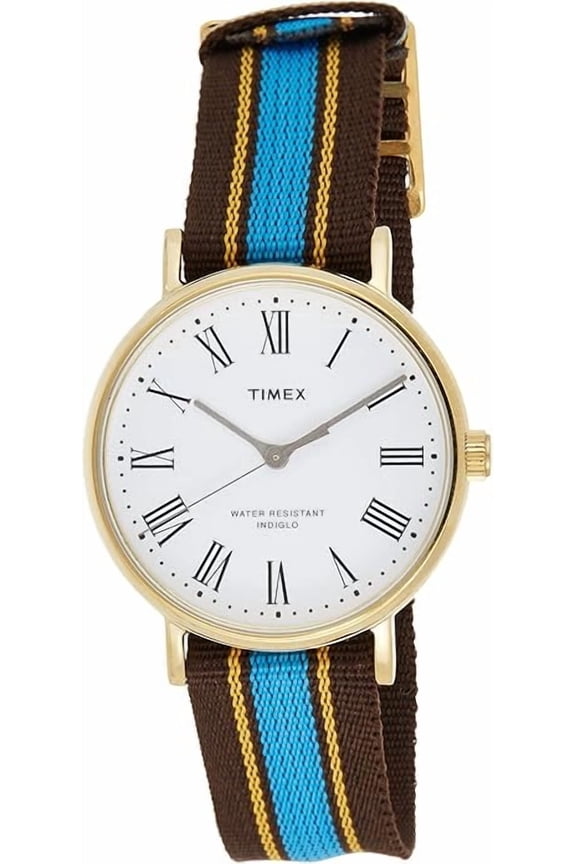 TW2U46300LG Fairfield Green/Blue/Yellow Nylon Strap Watch